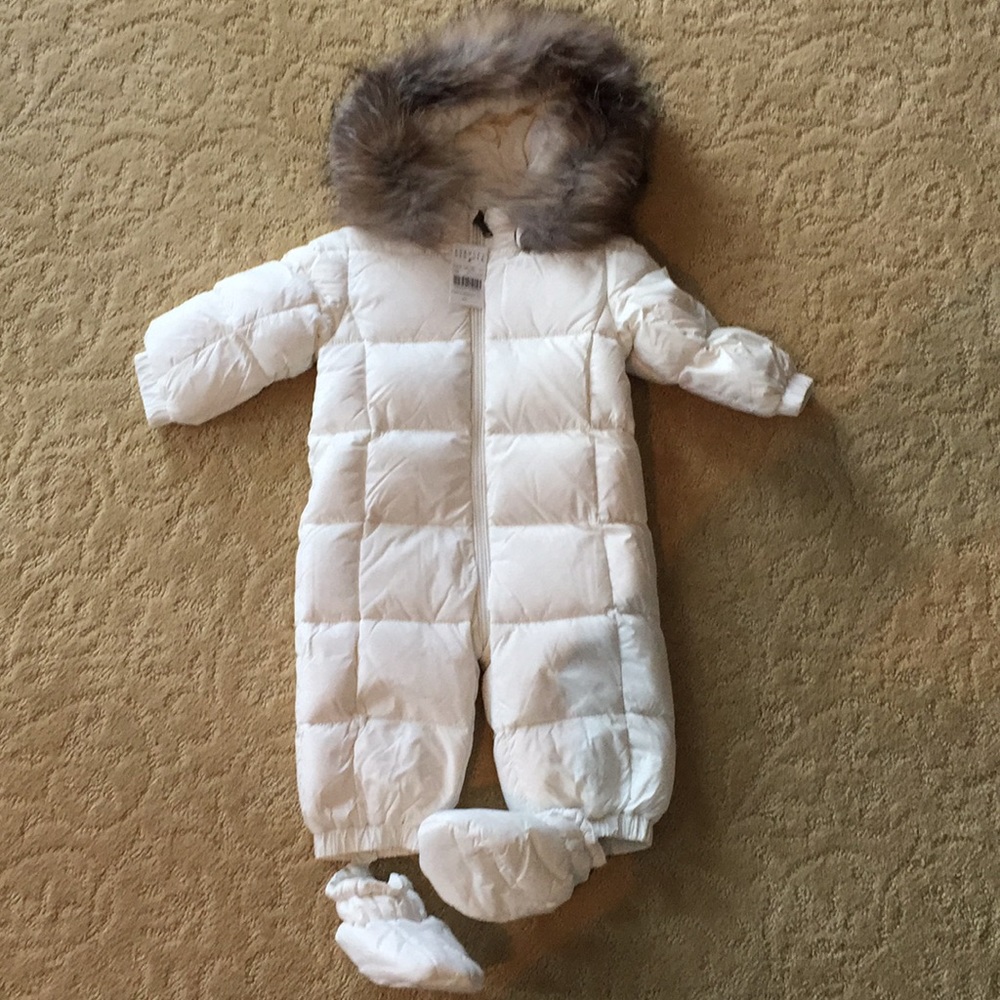 Moncler infant snowsuit